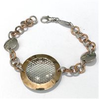 Bracciale Fraboso Donna in Argento BRACCIALE BICOLORE FRABOSO - BRACCIALE BICOLORE FRABOSO
